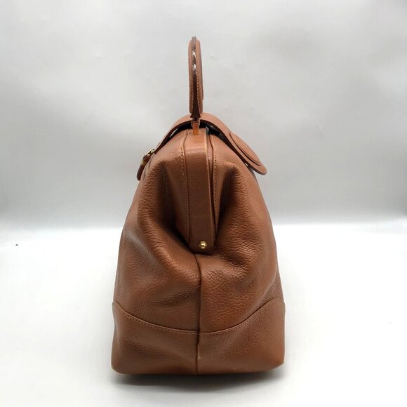 Givenchy Brown Pebbled Leather Vintage Doctor Bag - Picture 3 of 11